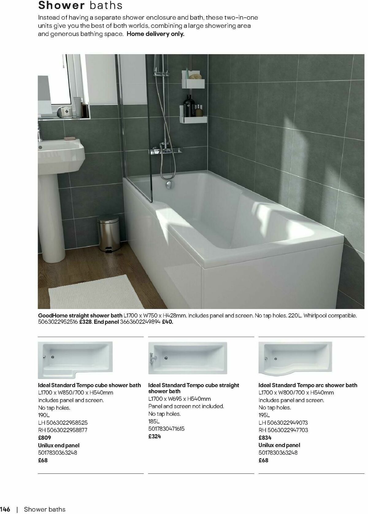 B&Q Bathrooms Offers from 1 September