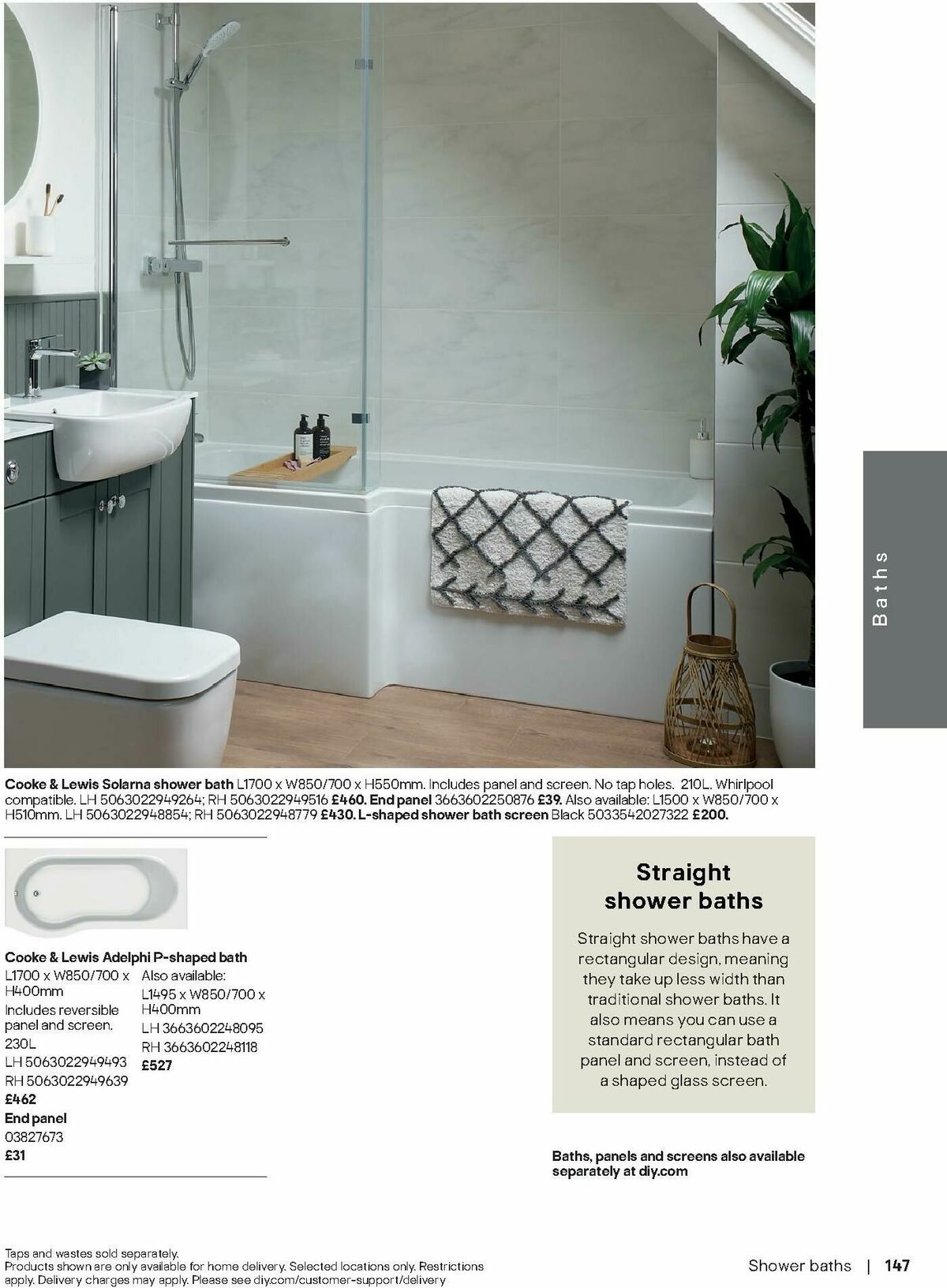 B&Q Bathrooms Offers from 1 September
