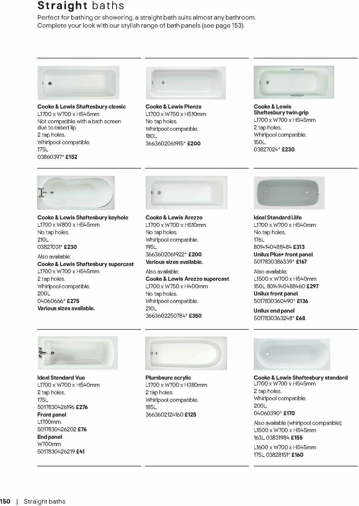 B&Q Bathrooms Offers from 1 September
