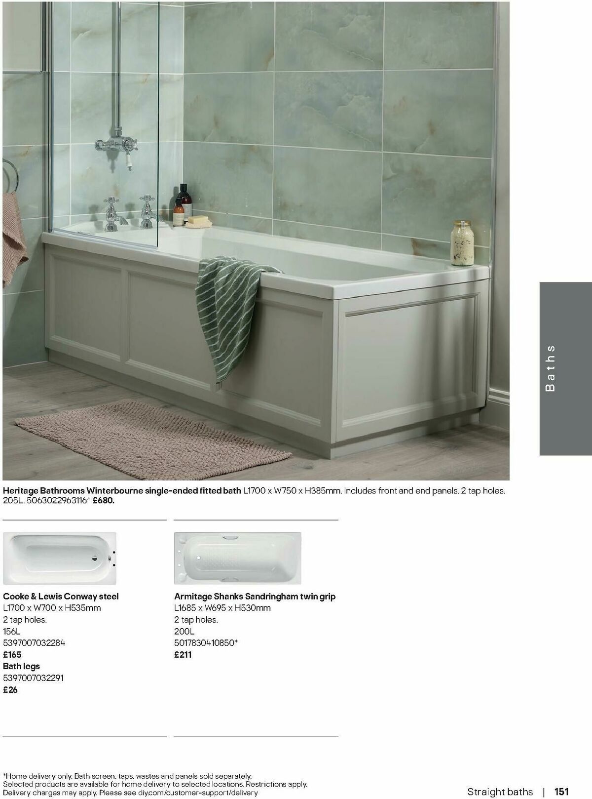 B&Q Bathrooms Offers from 1 September