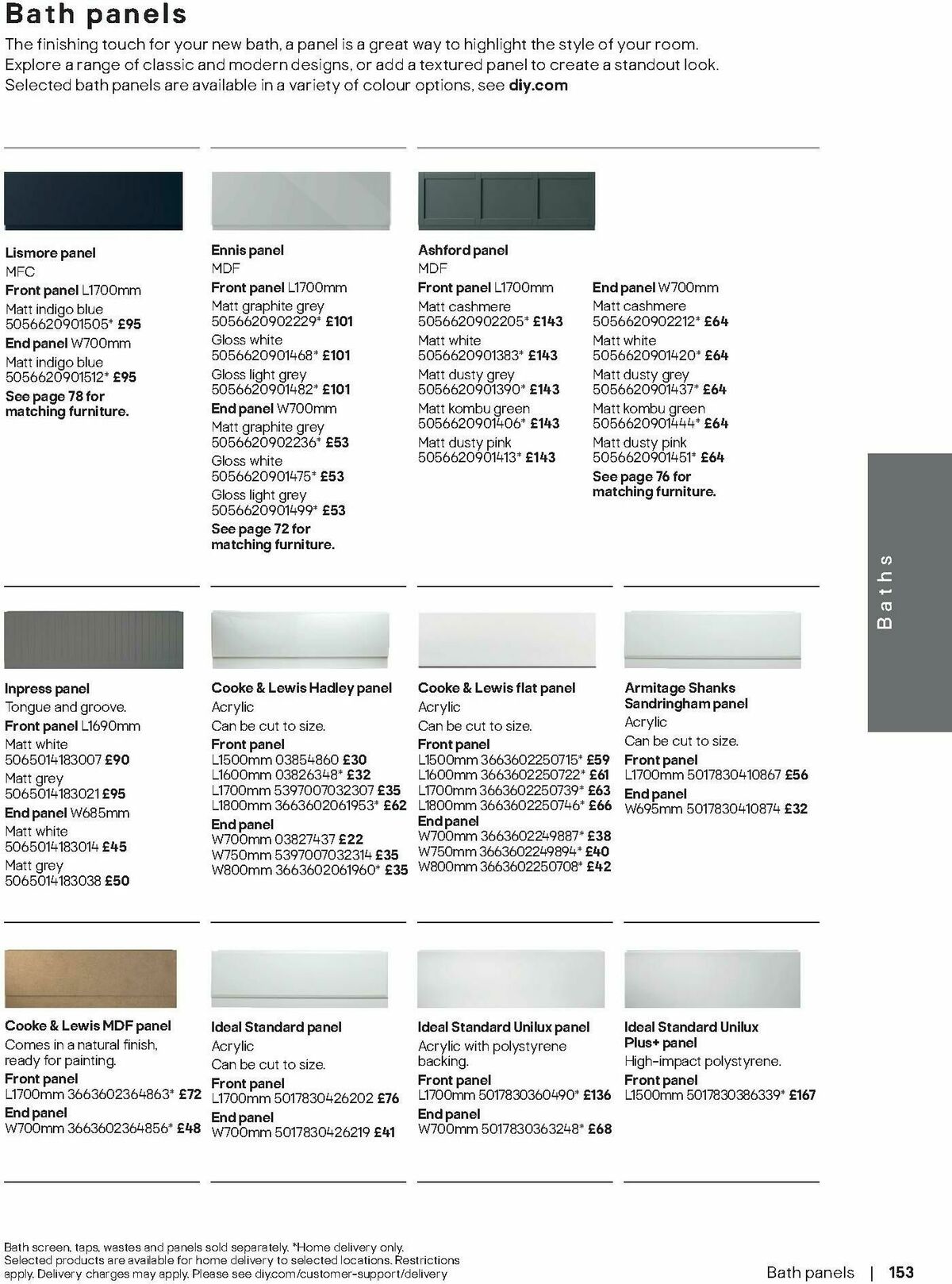 B&Q Bathrooms Offers from 1 September