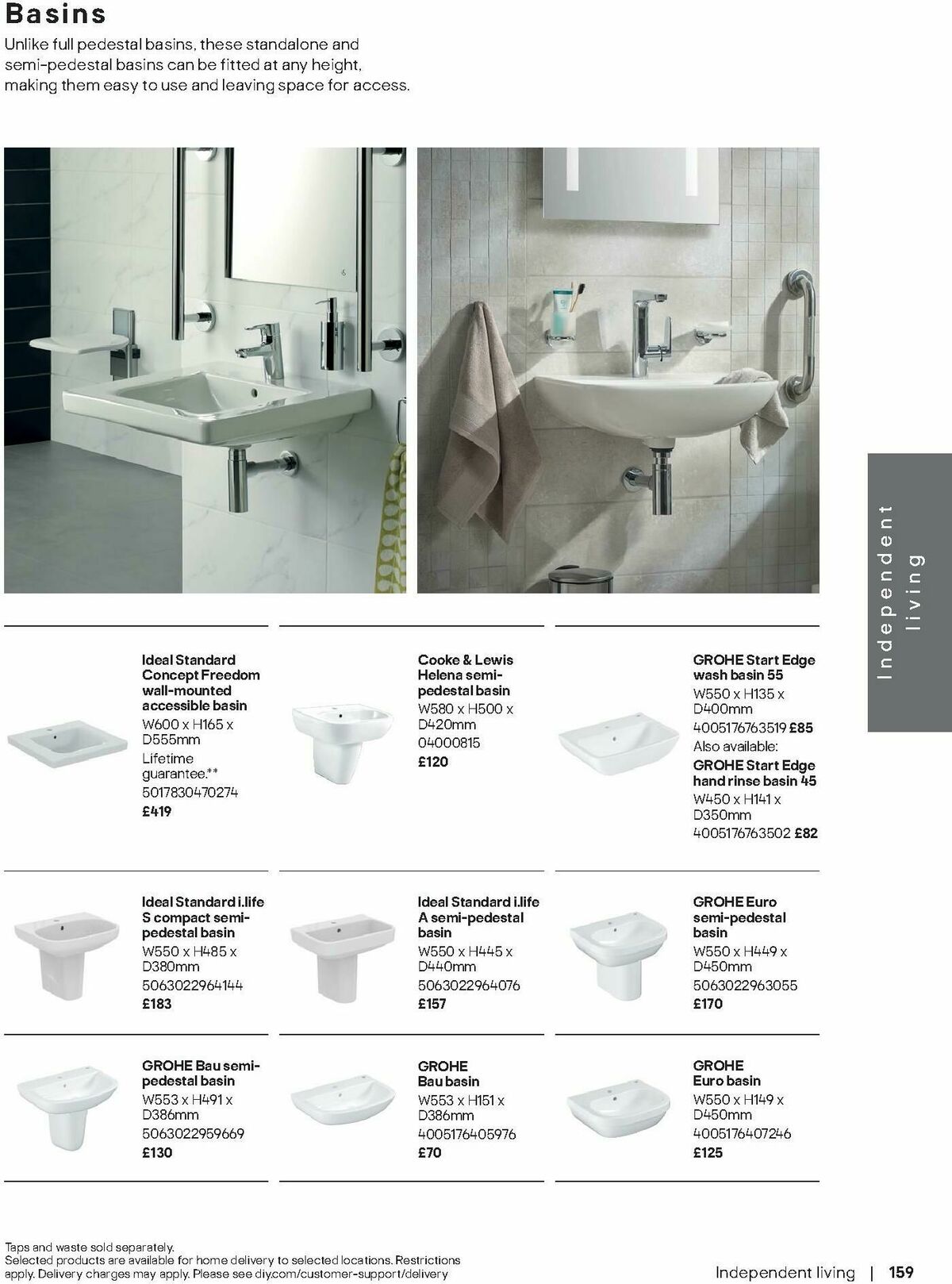 B&Q Bathrooms Offers from 1 September
