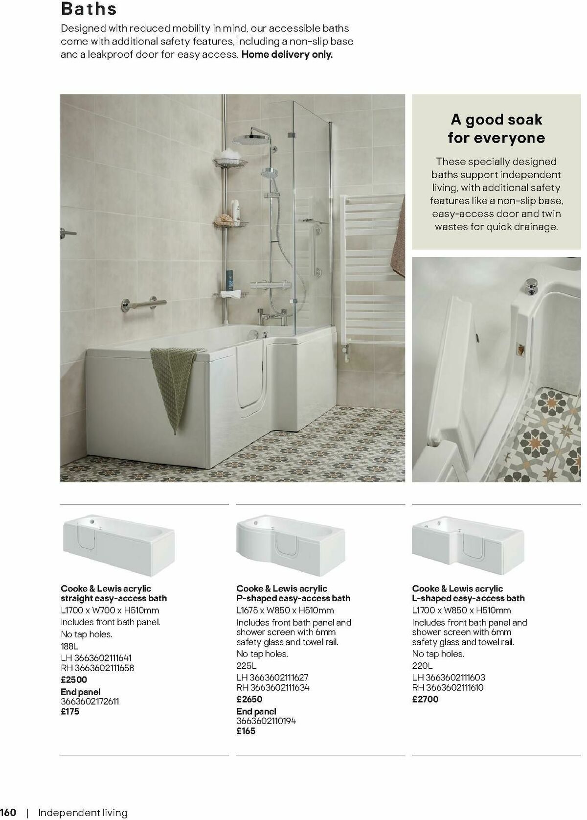 B&Q Bathrooms Offers from 1 September
