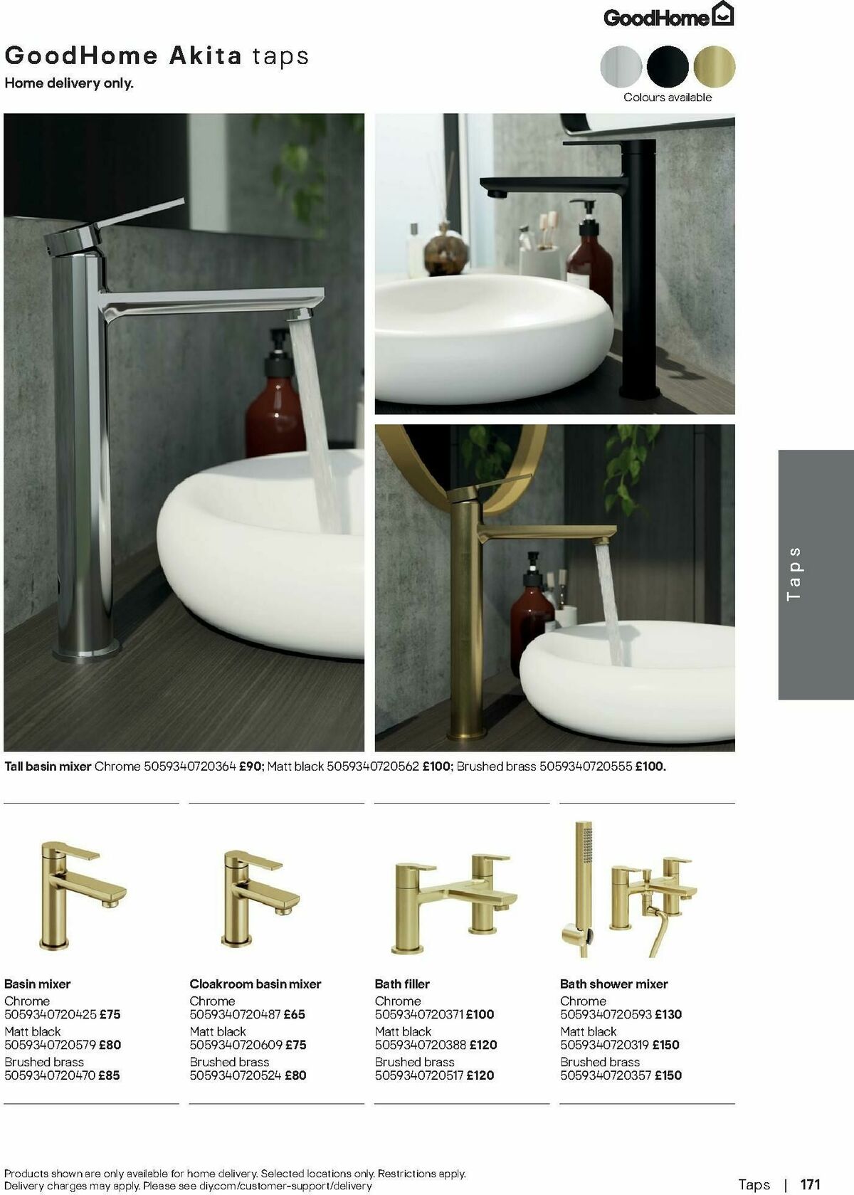 B&Q Bathrooms Offers from 1 September