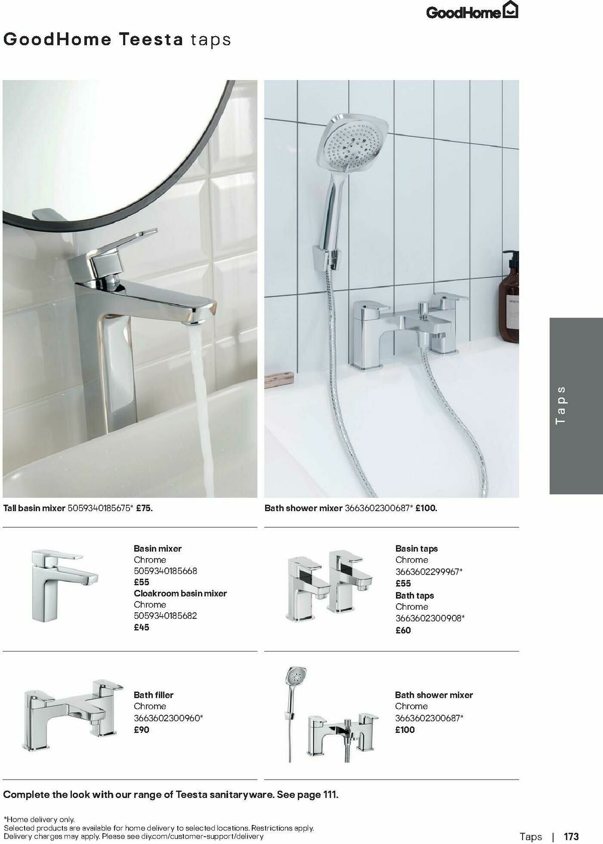 B&Q Bathrooms Offers from 1 September