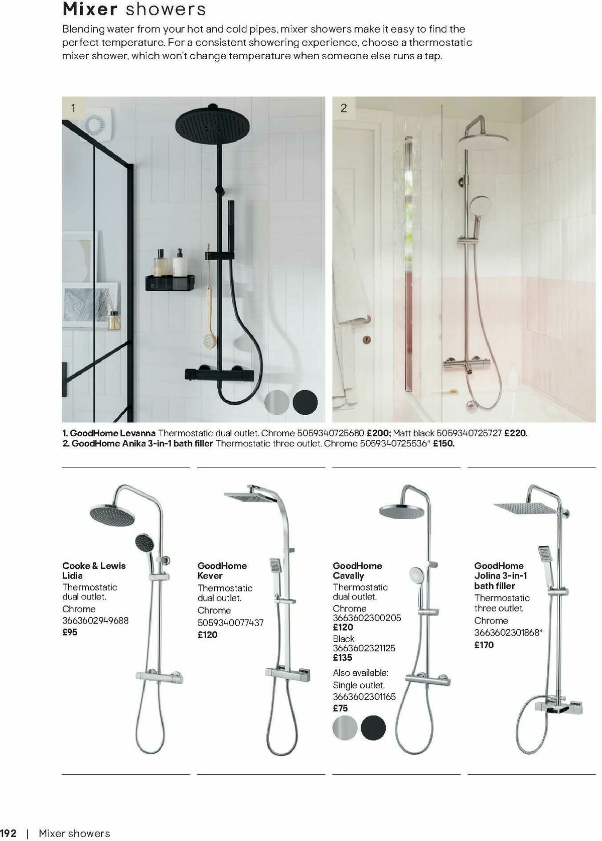B&Q Bathrooms Offers from 1 September