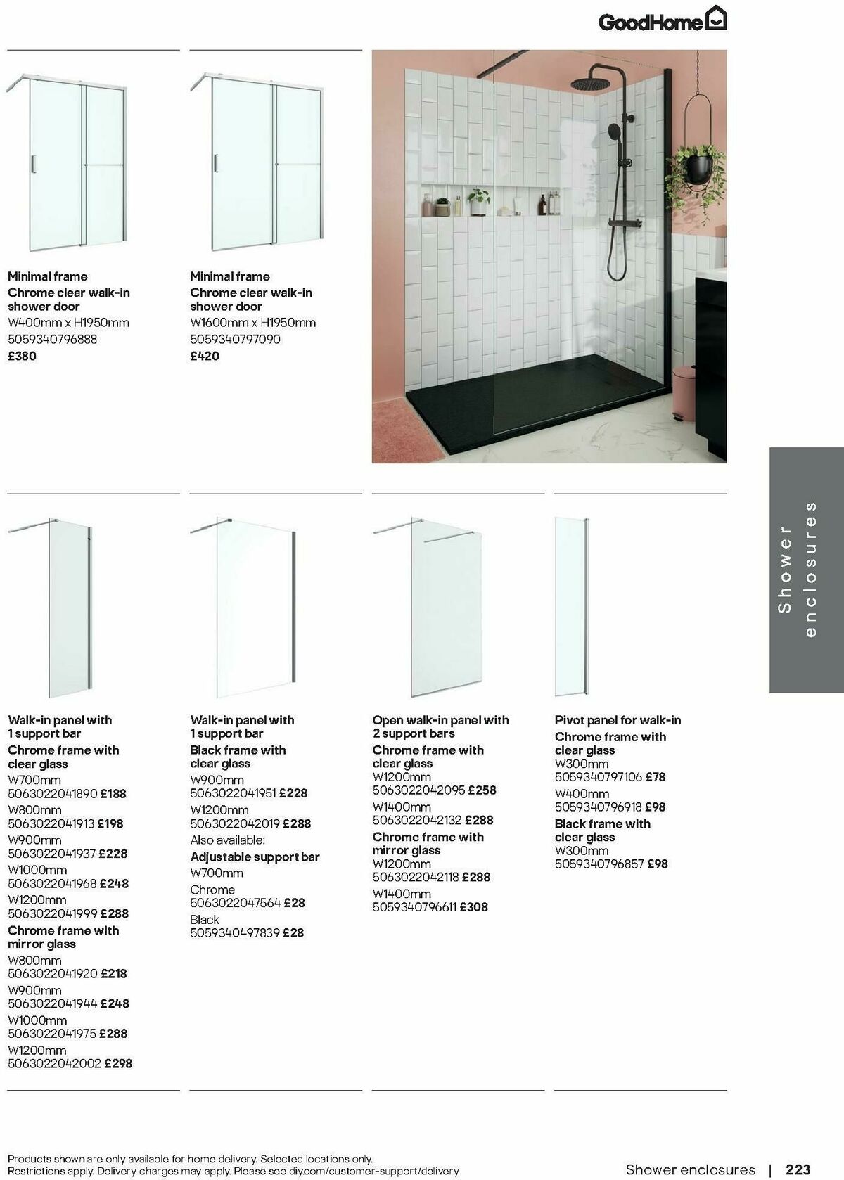 B&Q Bathrooms Offers from 1 September