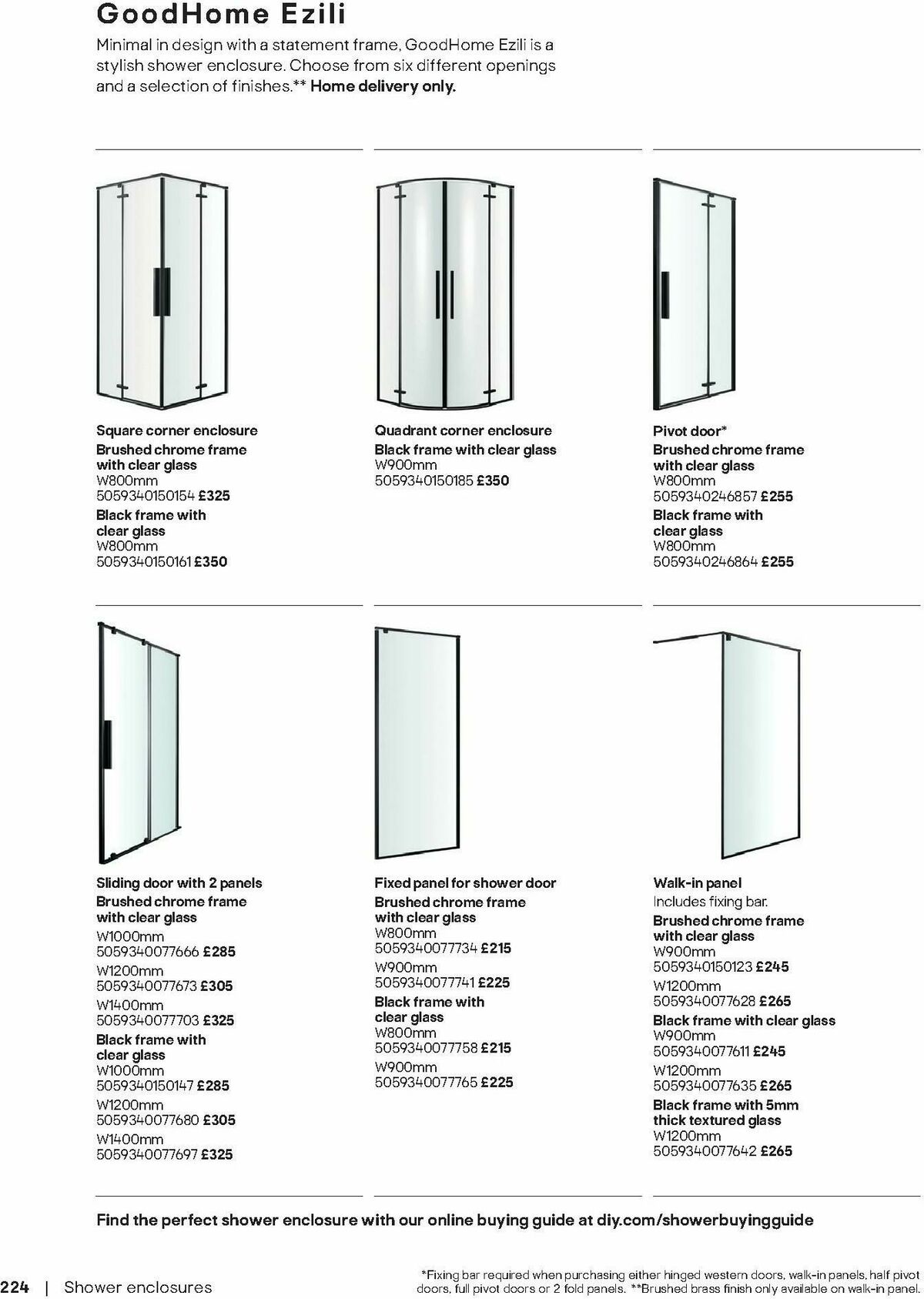 B&Q Bathrooms Offers from 1 September