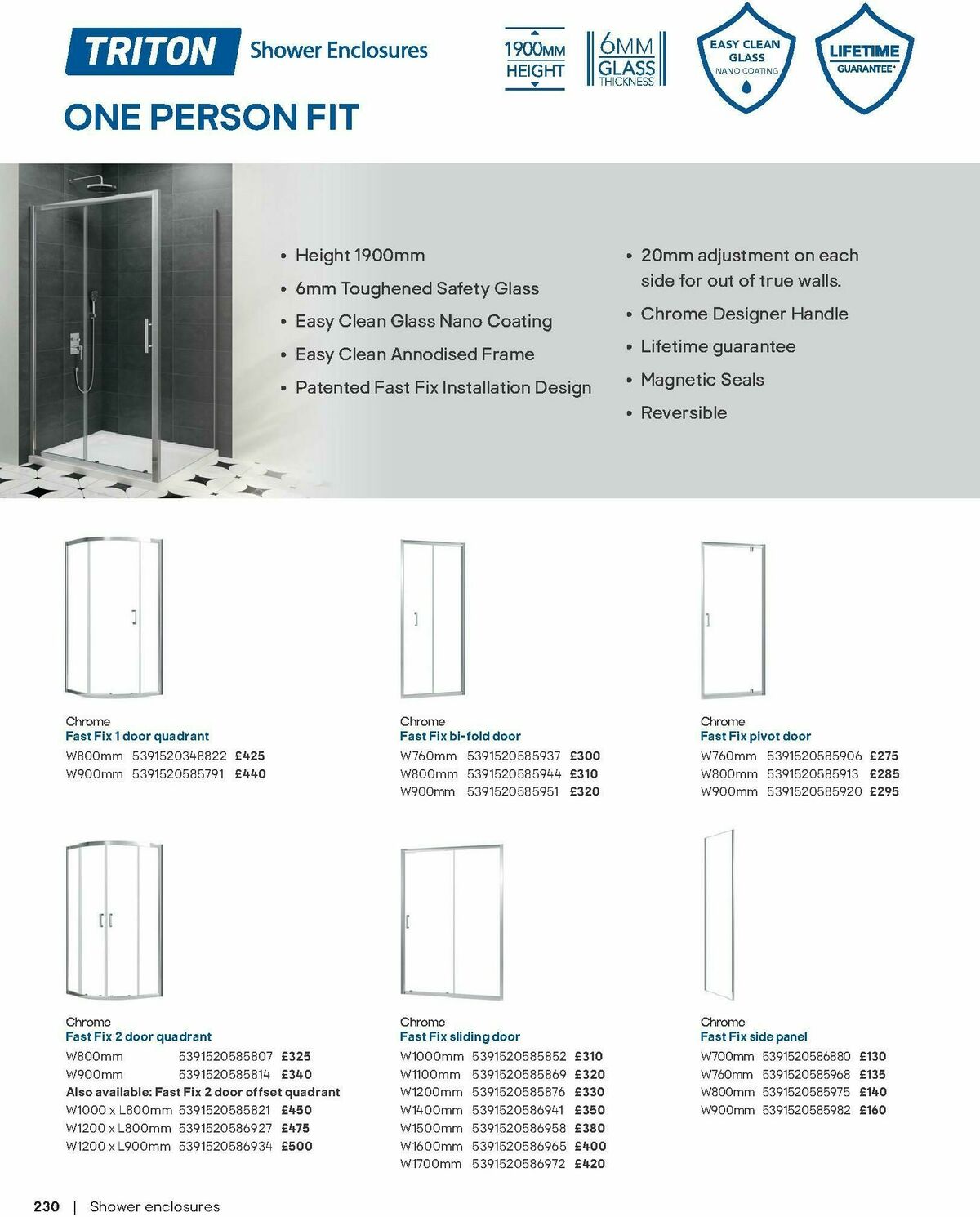 B&Q Bathrooms Offers from 1 September