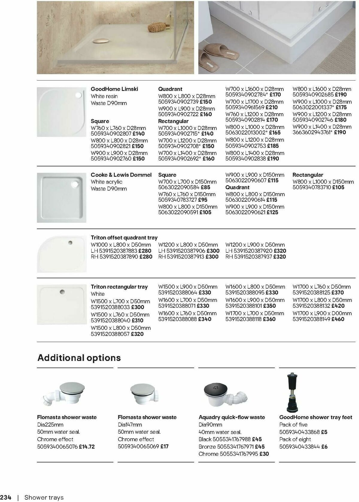 B&Q Bathrooms Offers from 1 September
