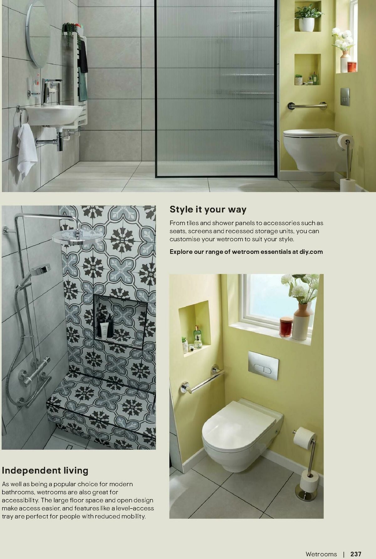 B&Q Bathrooms Offers from 1 September