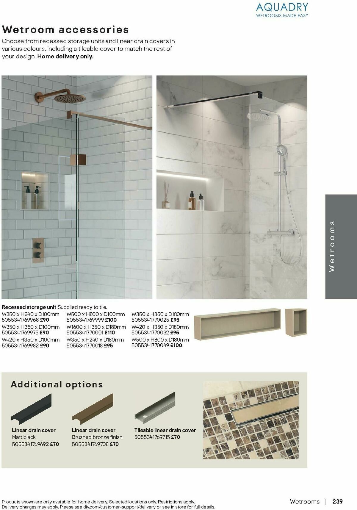B&Q Bathrooms Offers from 1 September