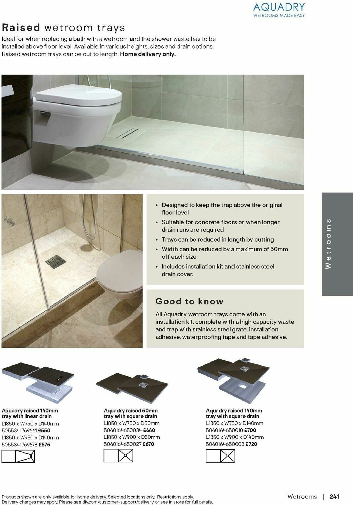 B&Q Bathrooms Offers from 1 September