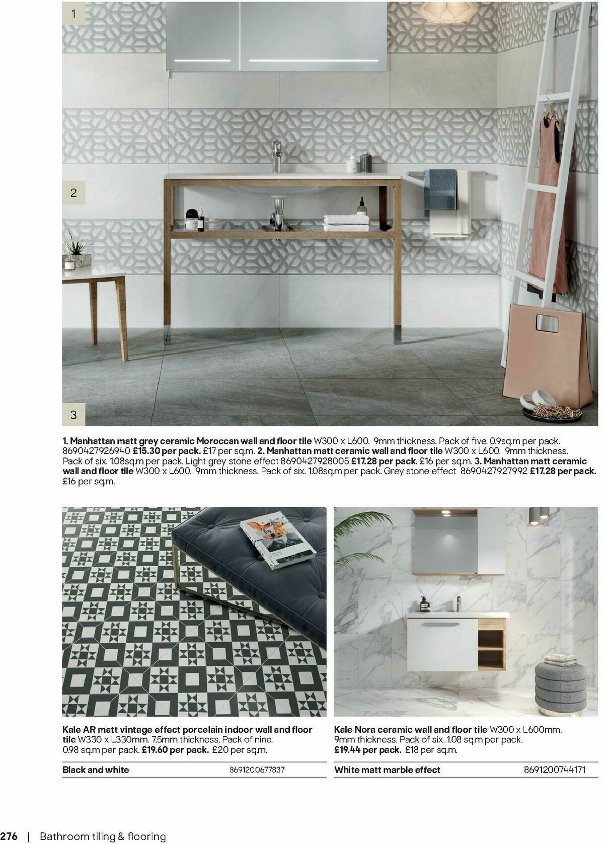 B&Q Bathrooms Offers from 1 September