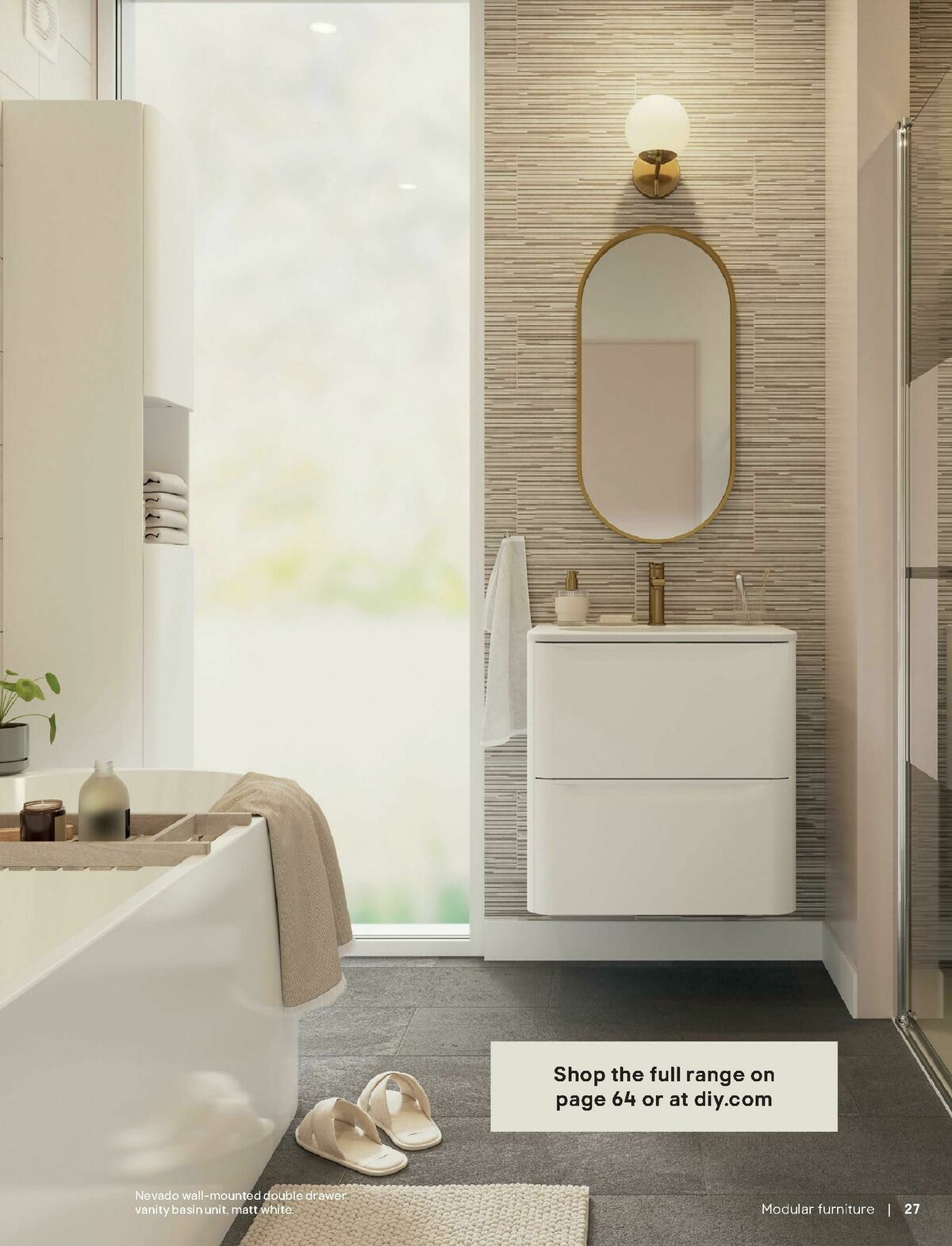 B&Q Bathrooms Offers from 1 September