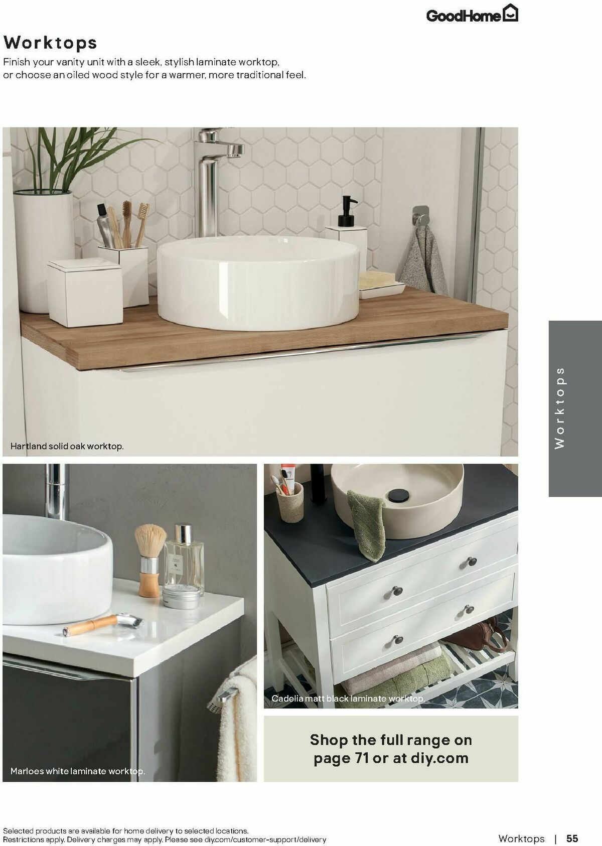 B&Q Bathrooms Offers from 1 September