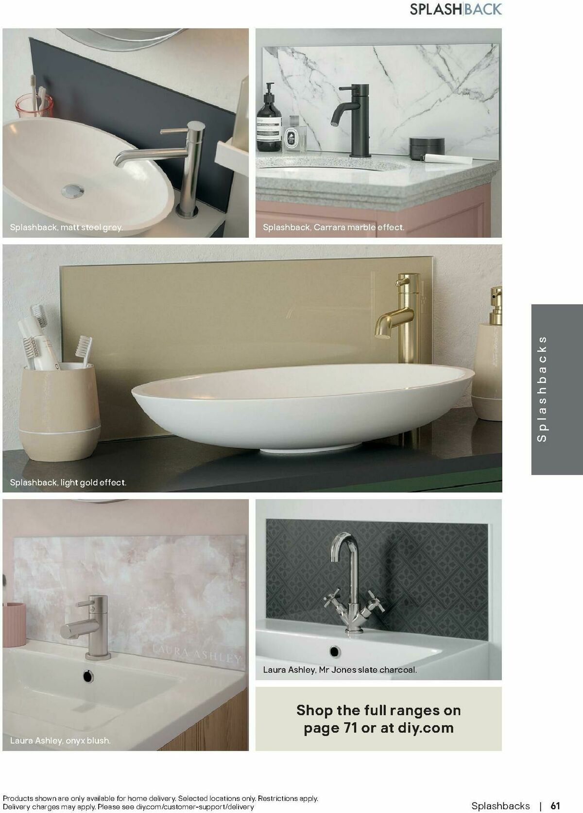 B&Q Bathrooms Offers from 1 September