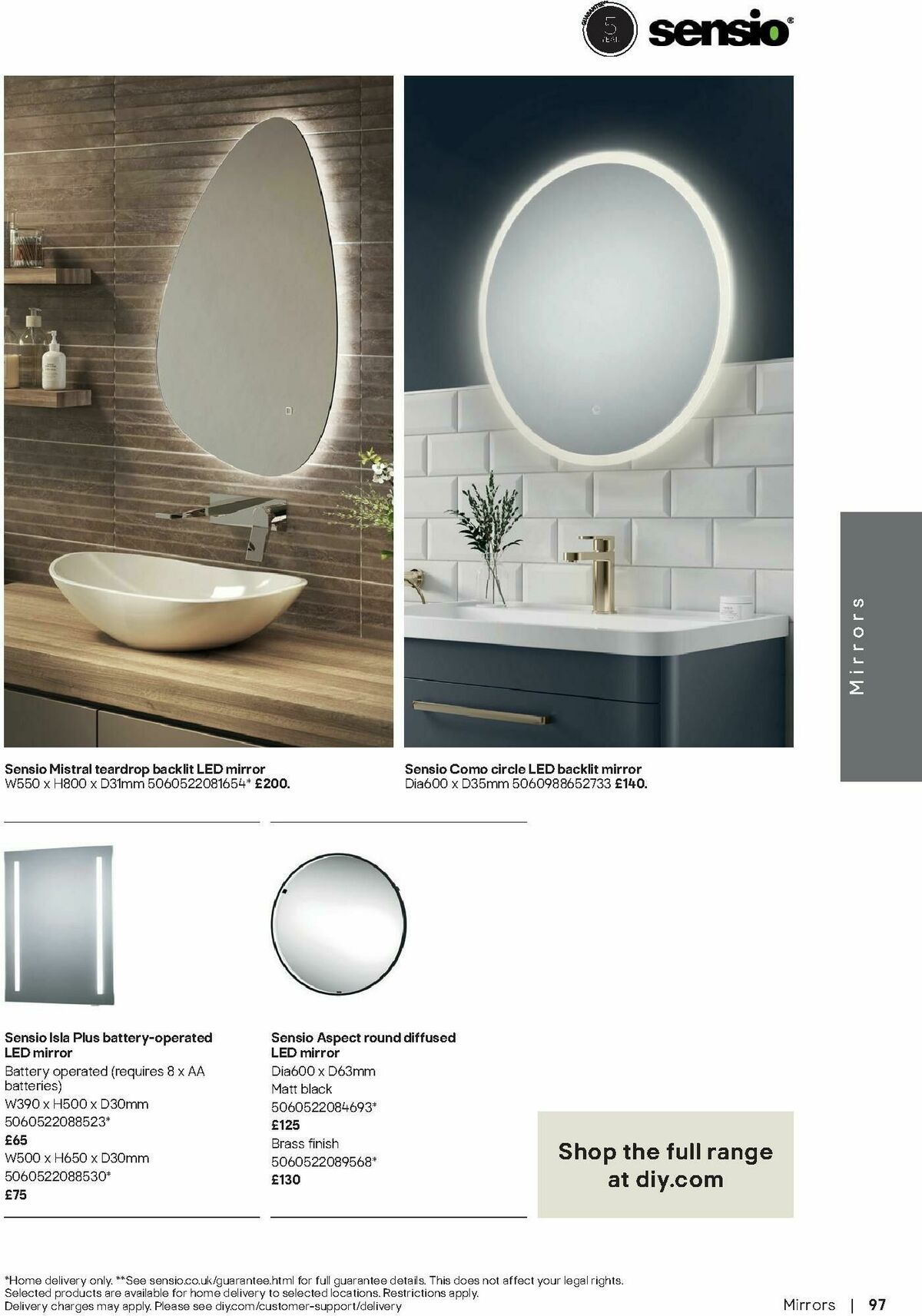 B&Q Bathrooms Offers from 1 September
