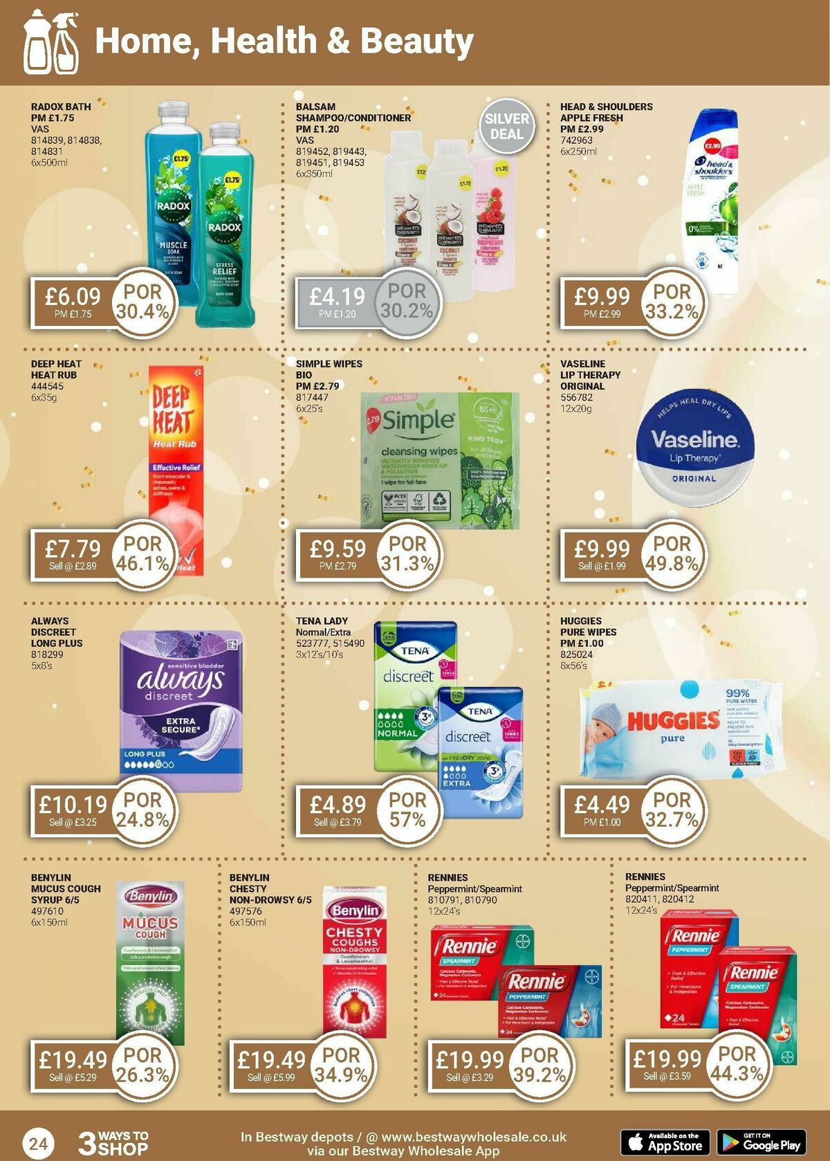 Bestway Wholesale Offers from 6 December