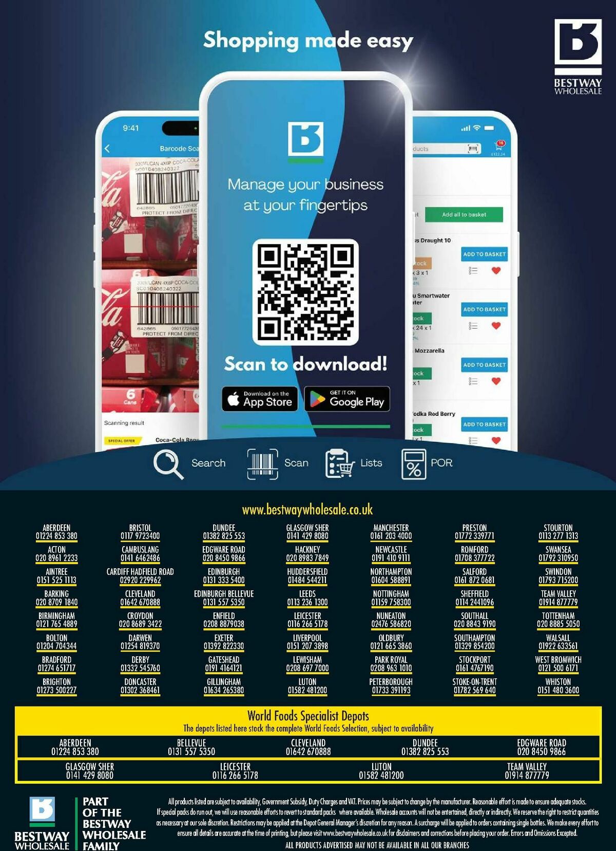 Bestway Wholesale Offers from 6 December