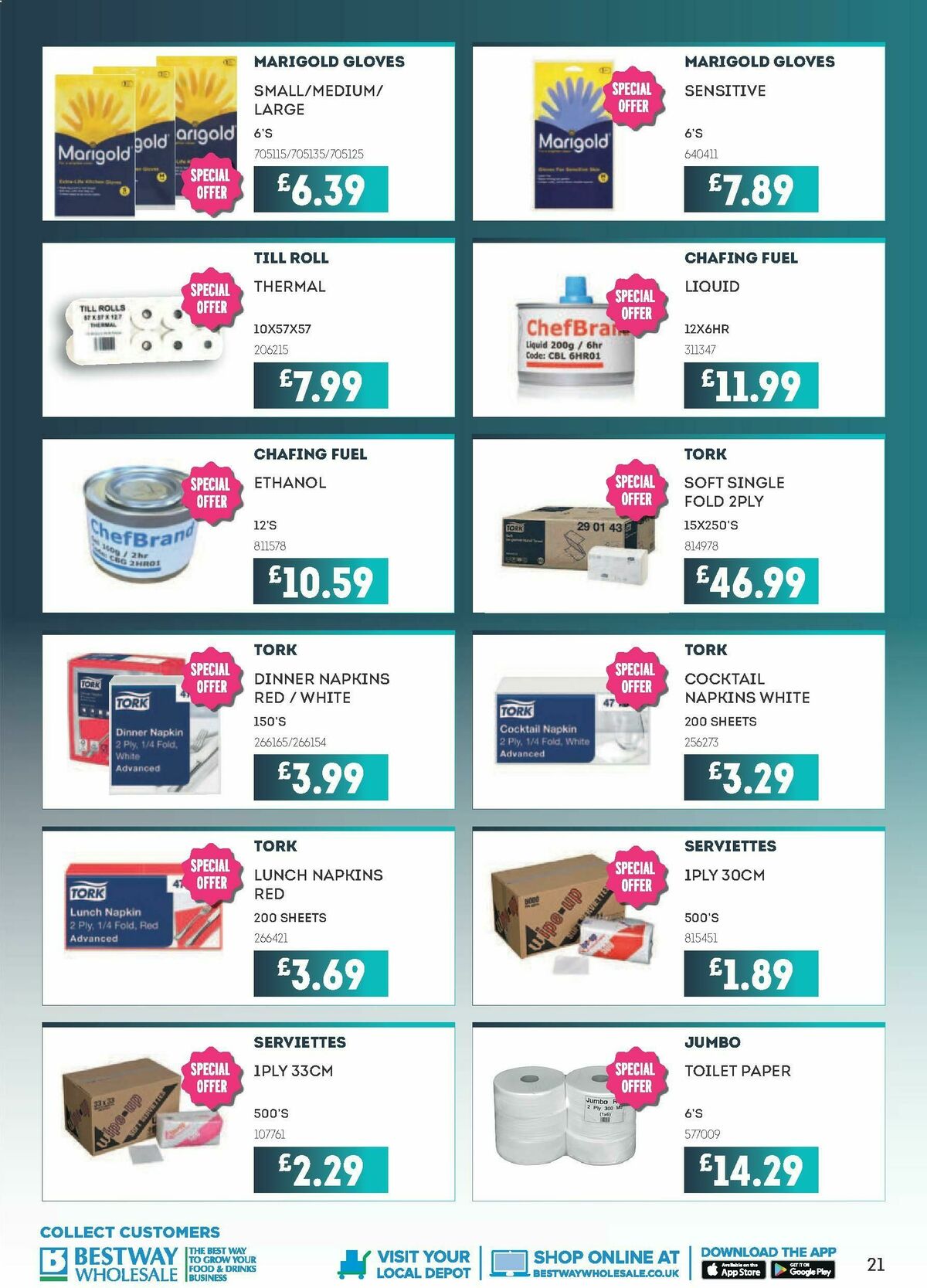Bestway Wholesale Kitchen Savers Offers from 31 January