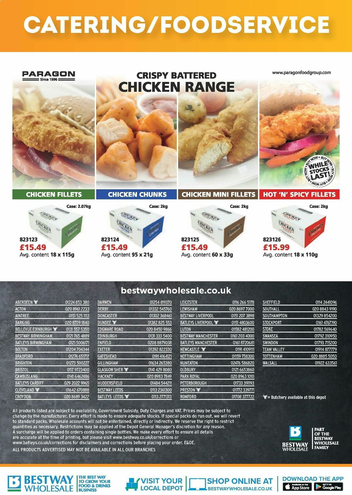 Bestway Wholesale Kitchen Savers Offers from 31 January