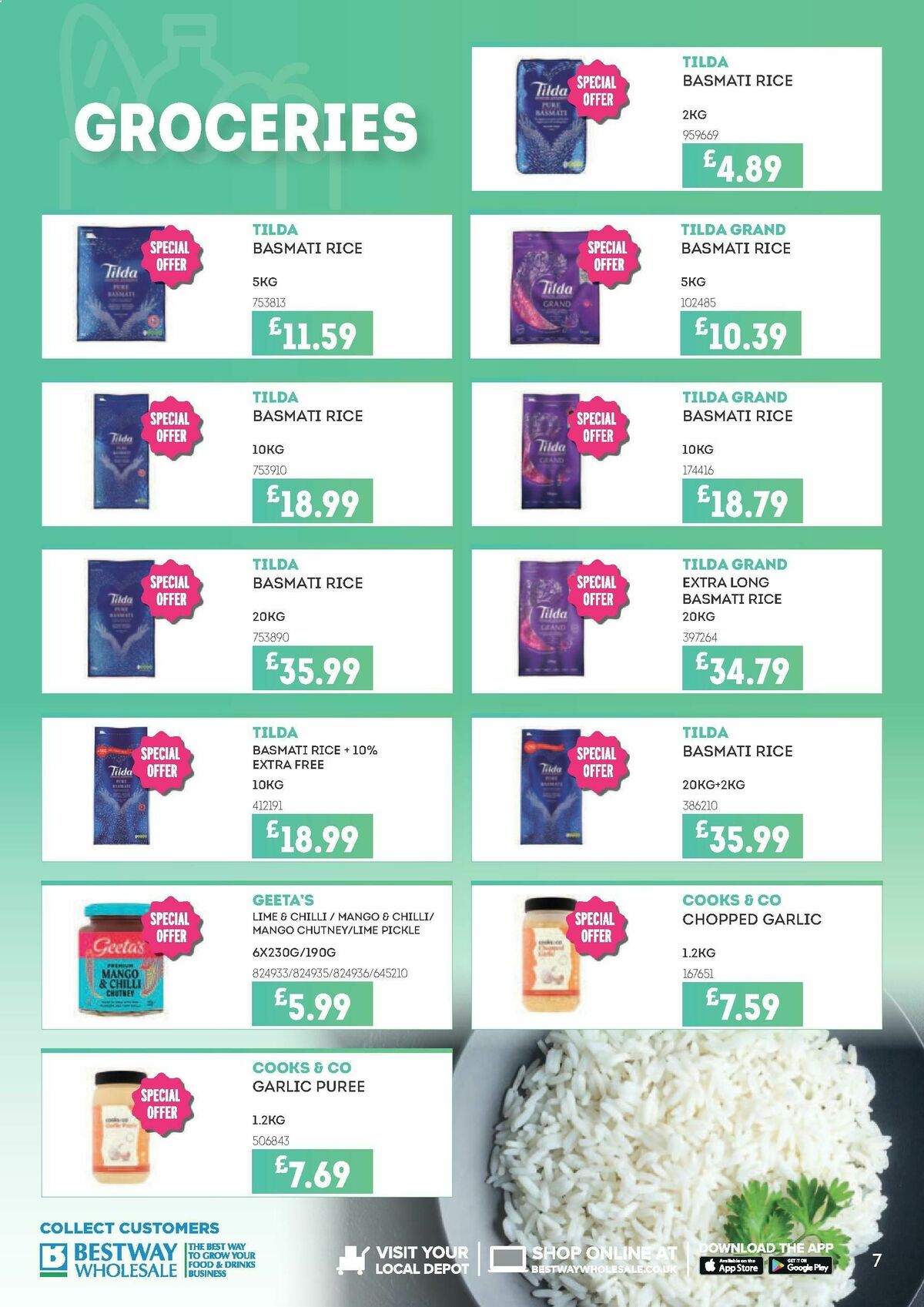 Bestway Wholesale Kitchen Savers Offers from 31 January