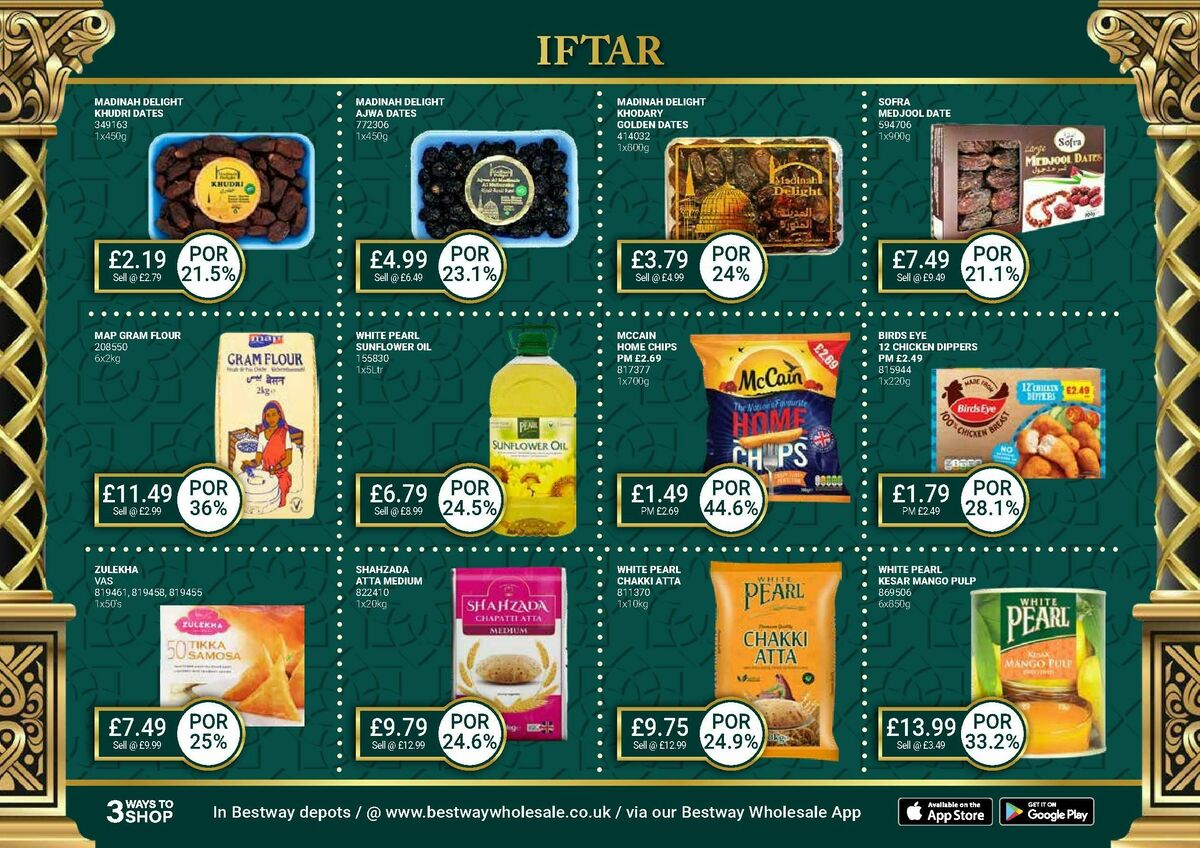 Bestway Wholesale Ramadan Essentials Offers from 31 January