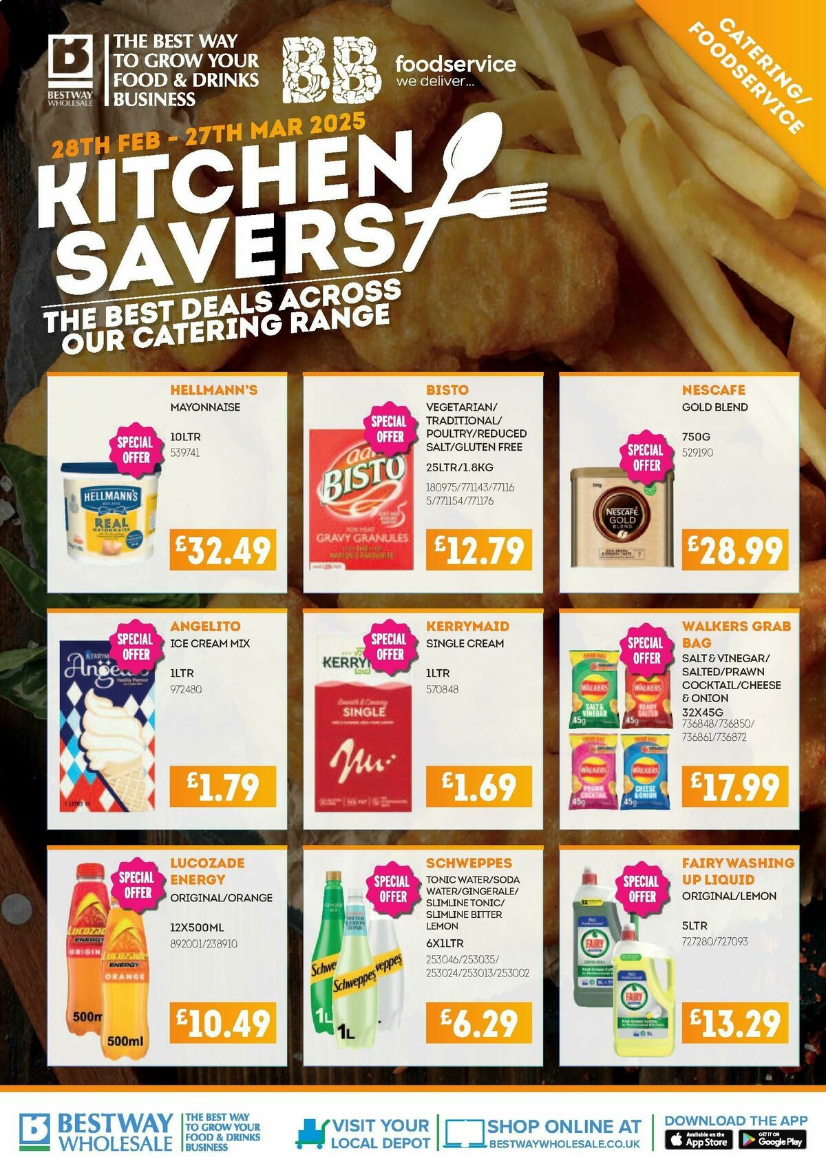 Bestway Wholesale Kitchen Savers Offers from 28 February