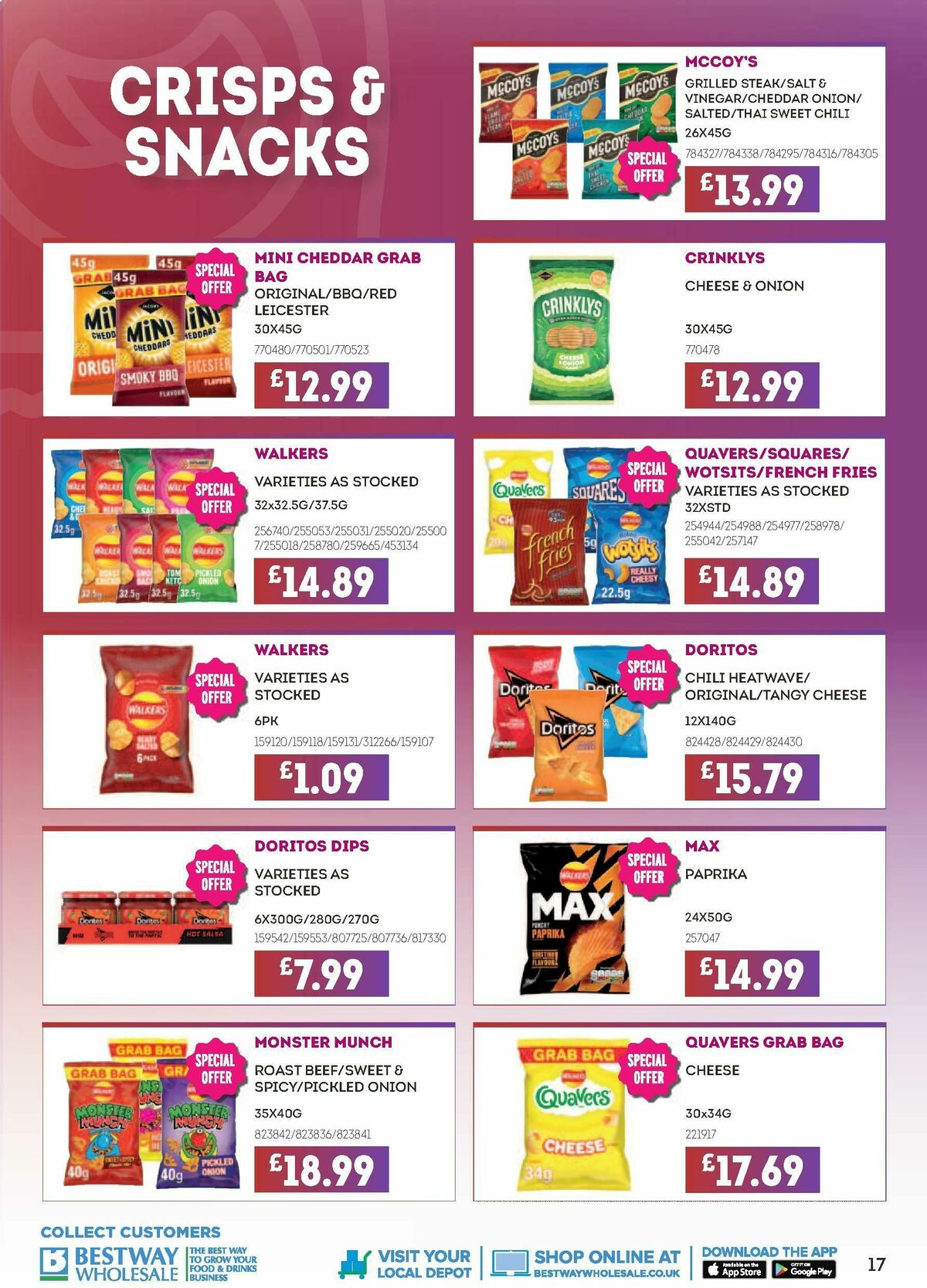 Bestway Wholesale Kitchen Savers Offers from 28 February