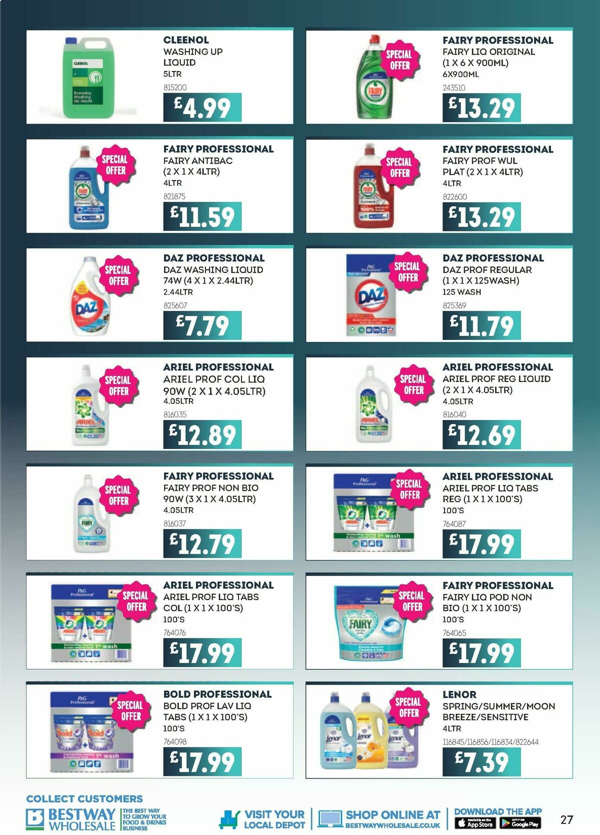 Bestway Wholesale Kitchen Savers Offers from 28 February