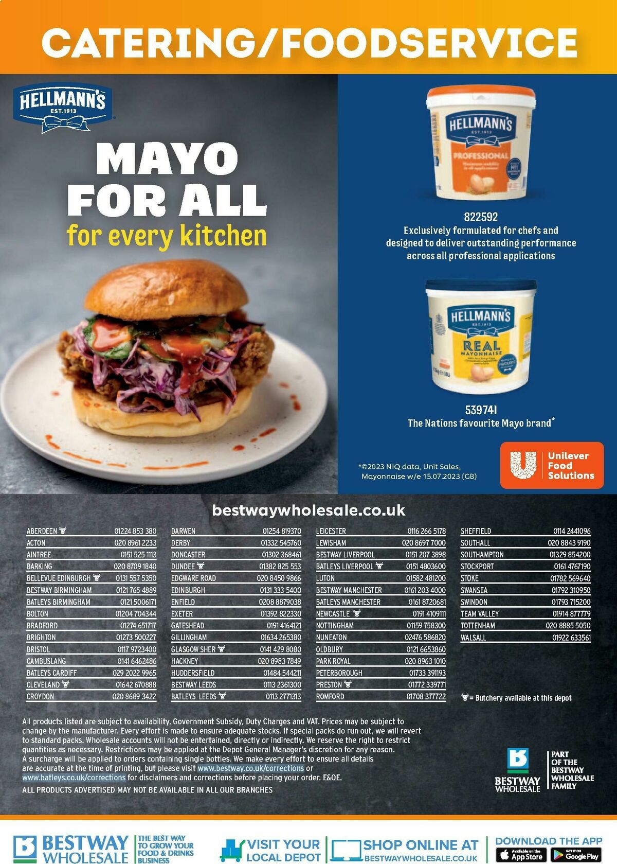 Bestway Wholesale Kitchen Savers Offers from 28 February