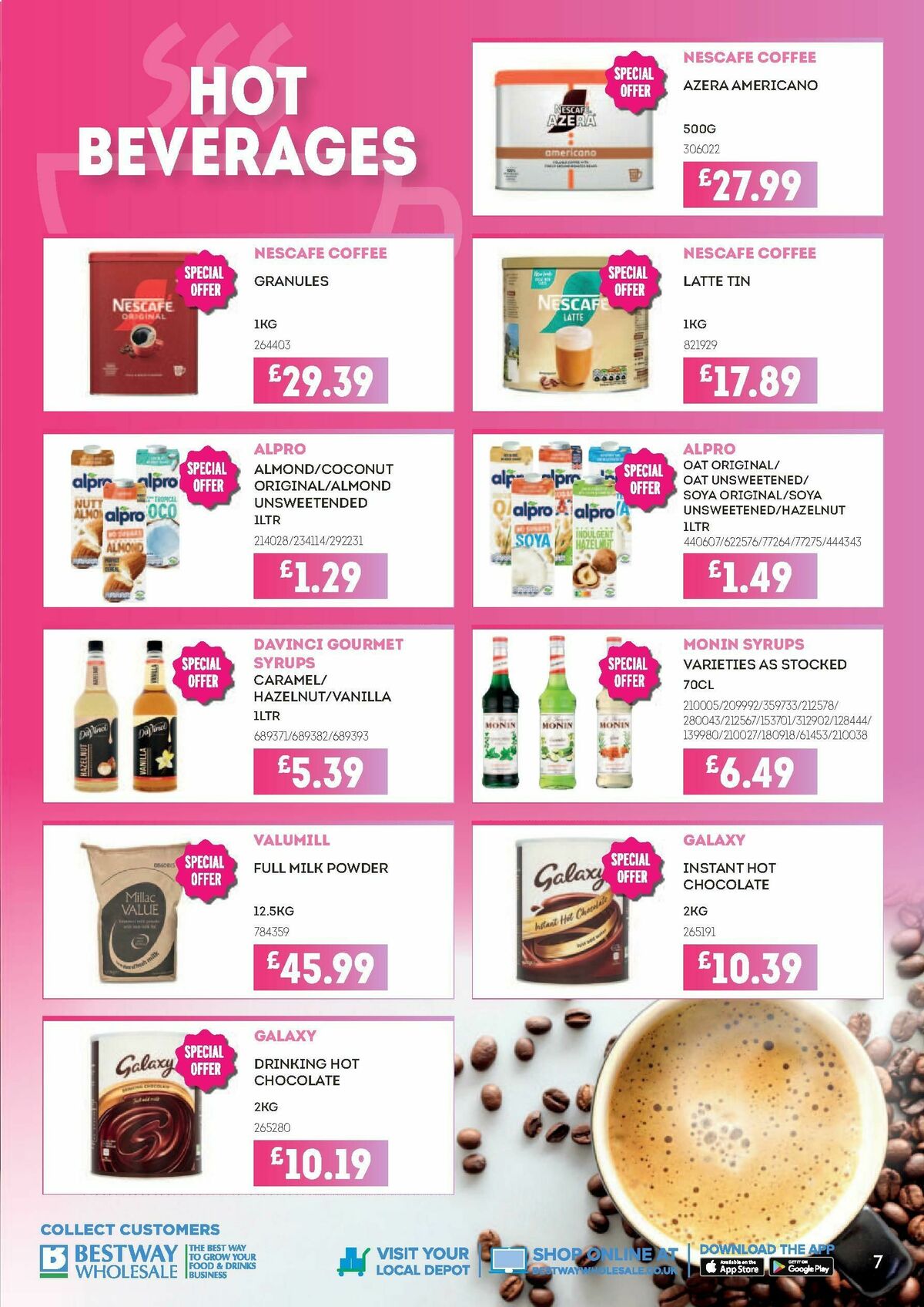 Bestway Wholesale Kitchen Savers Offers from 28 February