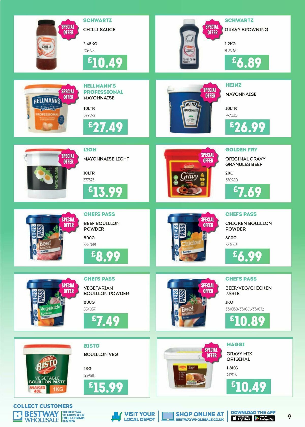 Bestway Wholesale Kitchen Savers Offers from 28 February