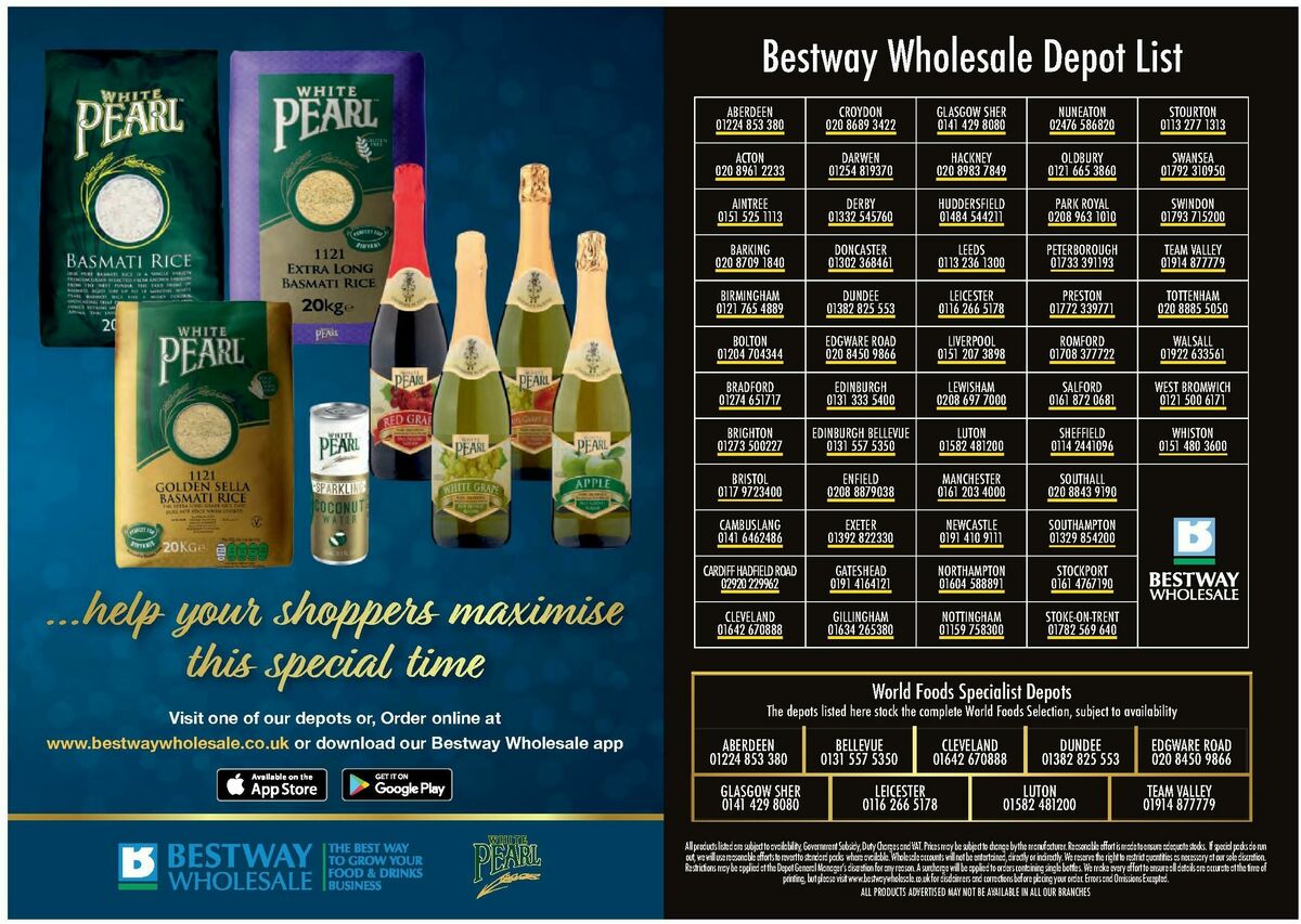 Bestway Wholesale Ramadan Essentials Offers from 28 February