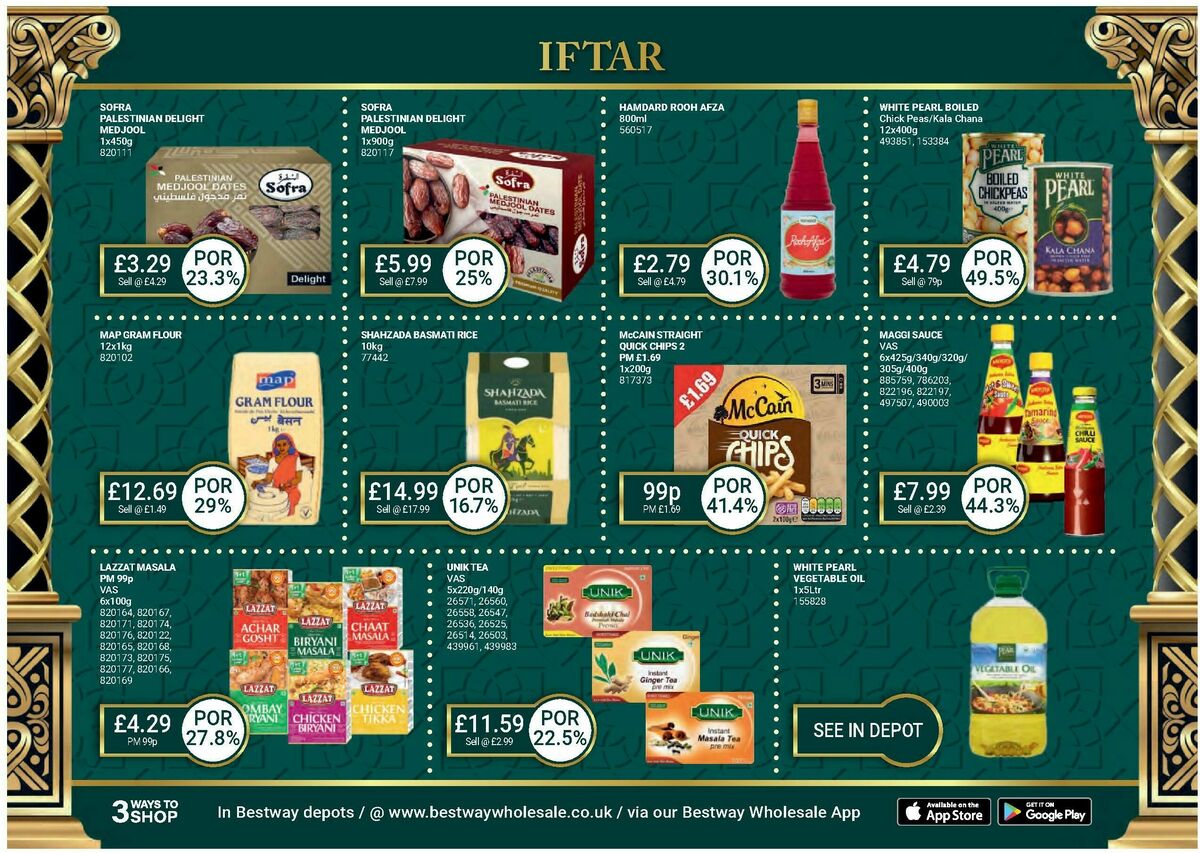 Bestway Wholesale Ramadan Essentials Offers from 28 February
