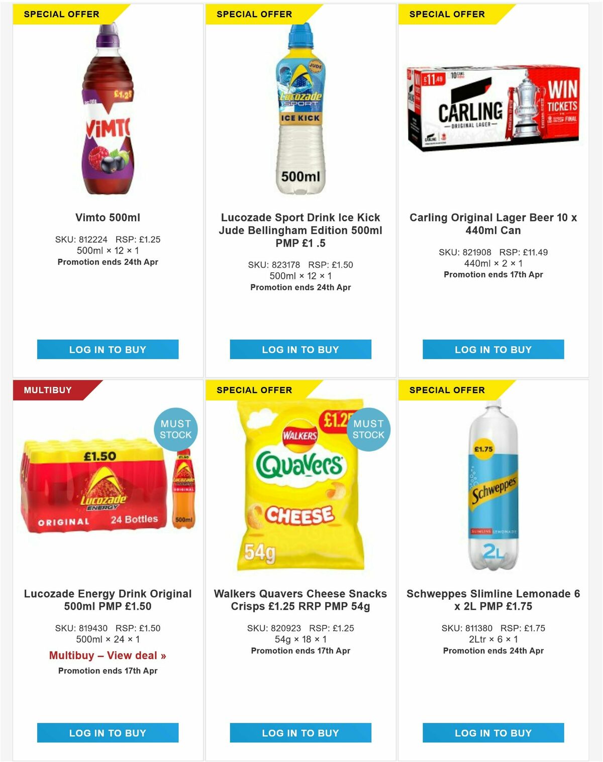 Bestway Wholesale Offers from 11 April