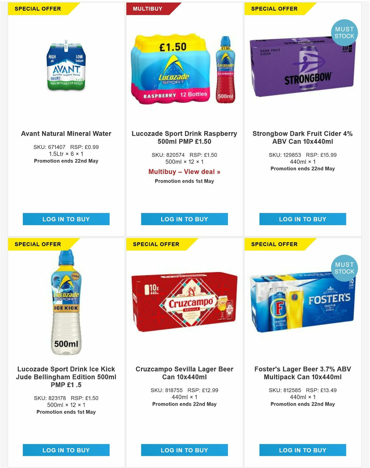 Bestway Wholesale Offers from 25 April