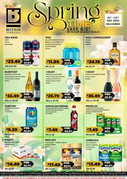 Bestway Wholesale Offers from 16 May