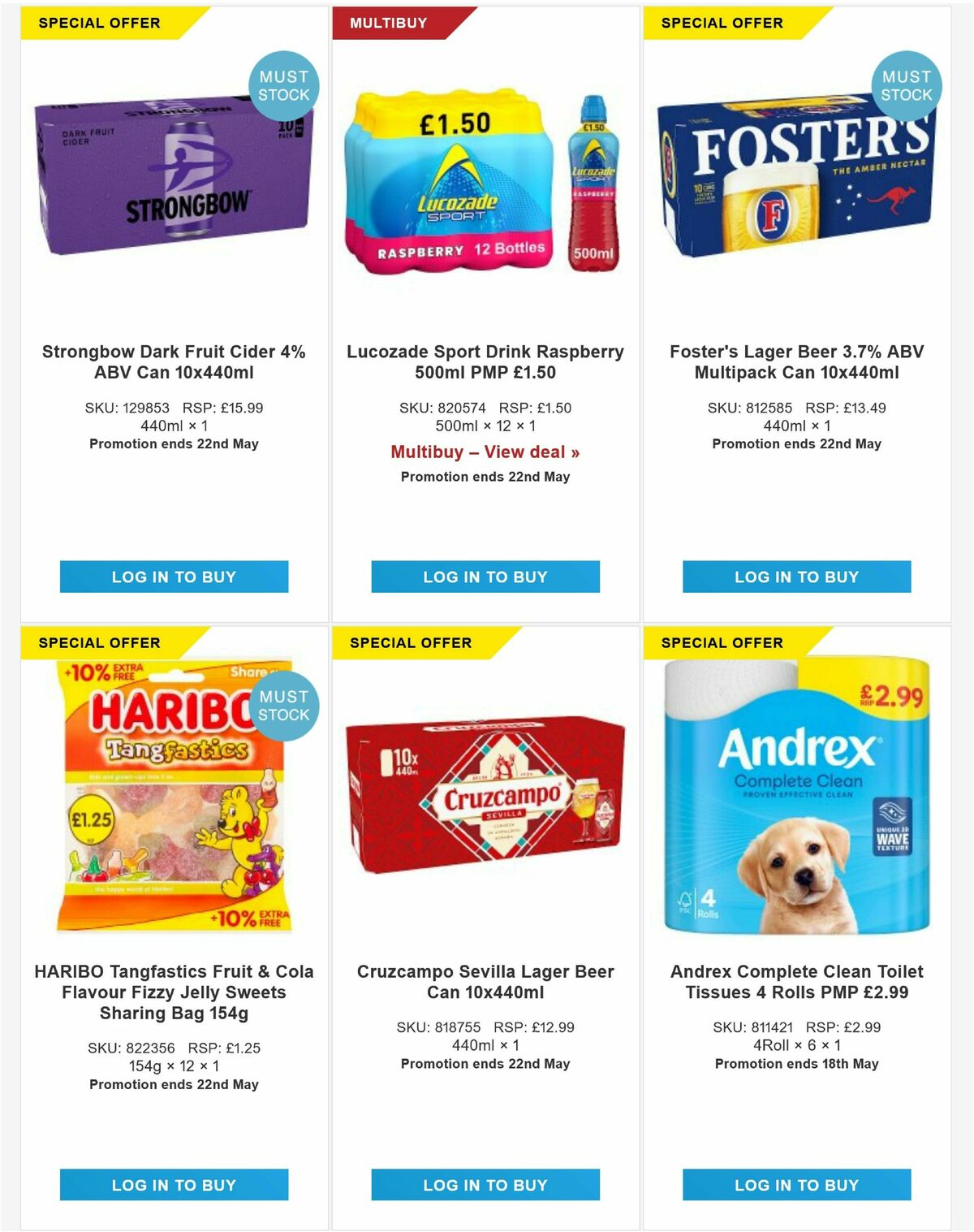 Bestway Wholesale Offers from 16 May