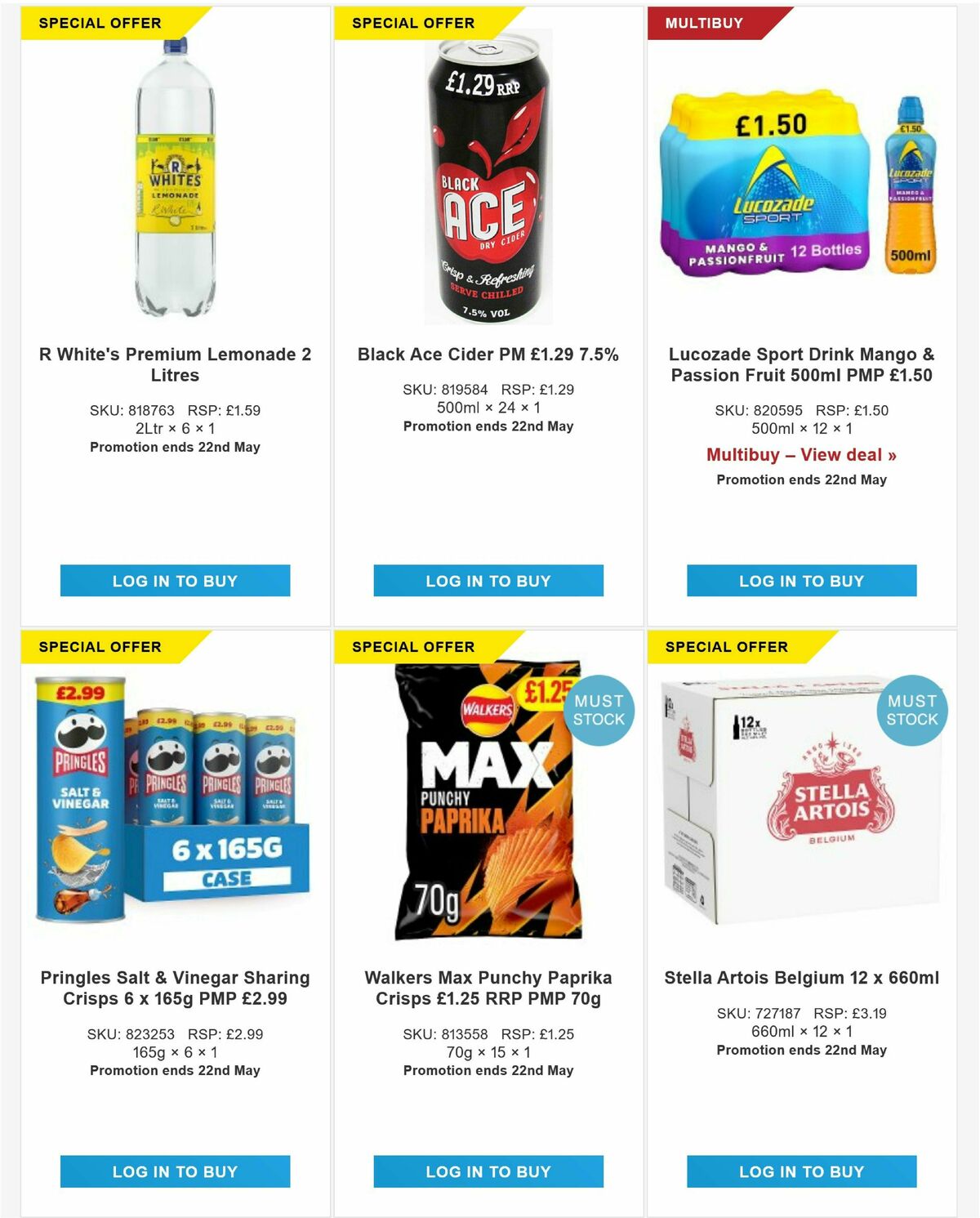 Bestway Wholesale Offers from 16 May