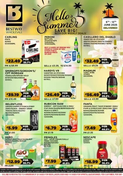 Bestway Wholesale Offers from 6 June