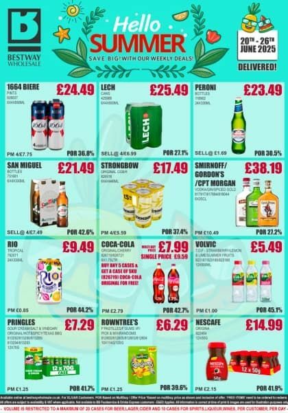 Bestway Wholesale Offers from 20 June