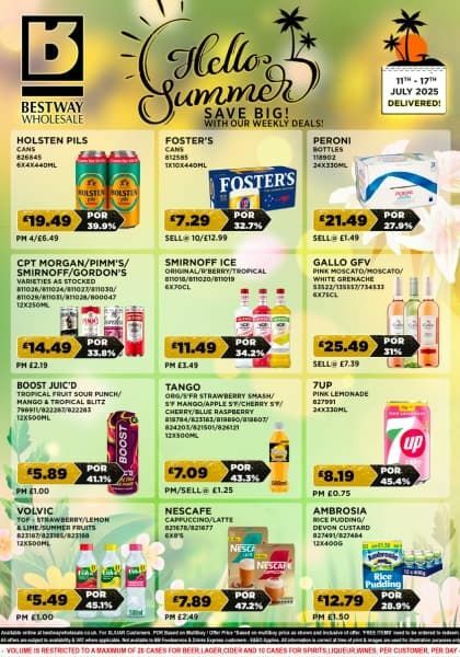Bestway Wholesale Offers from 11 July