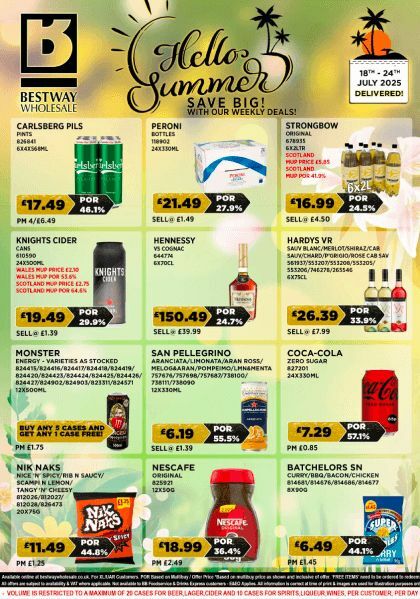 Bestway Wholesale Offers from 18 July
