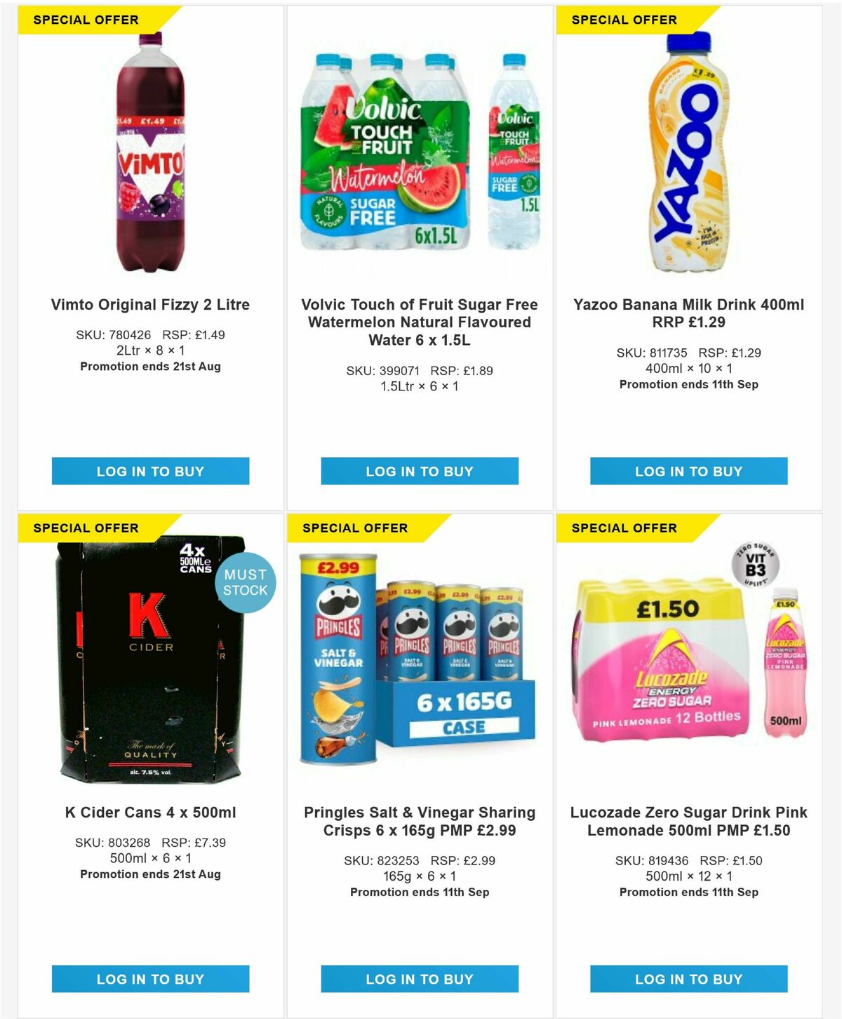 Bestway Wholesale Offers from 15 August