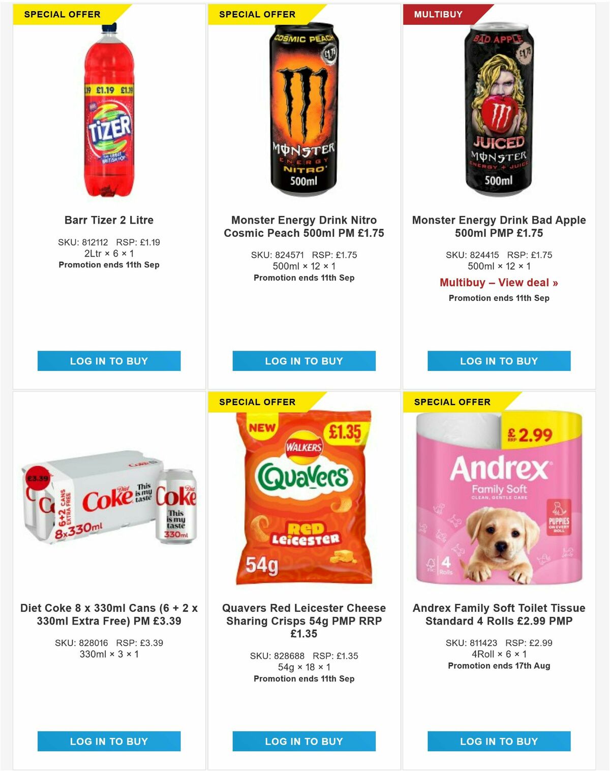 Bestway Wholesale Offers from 15 August