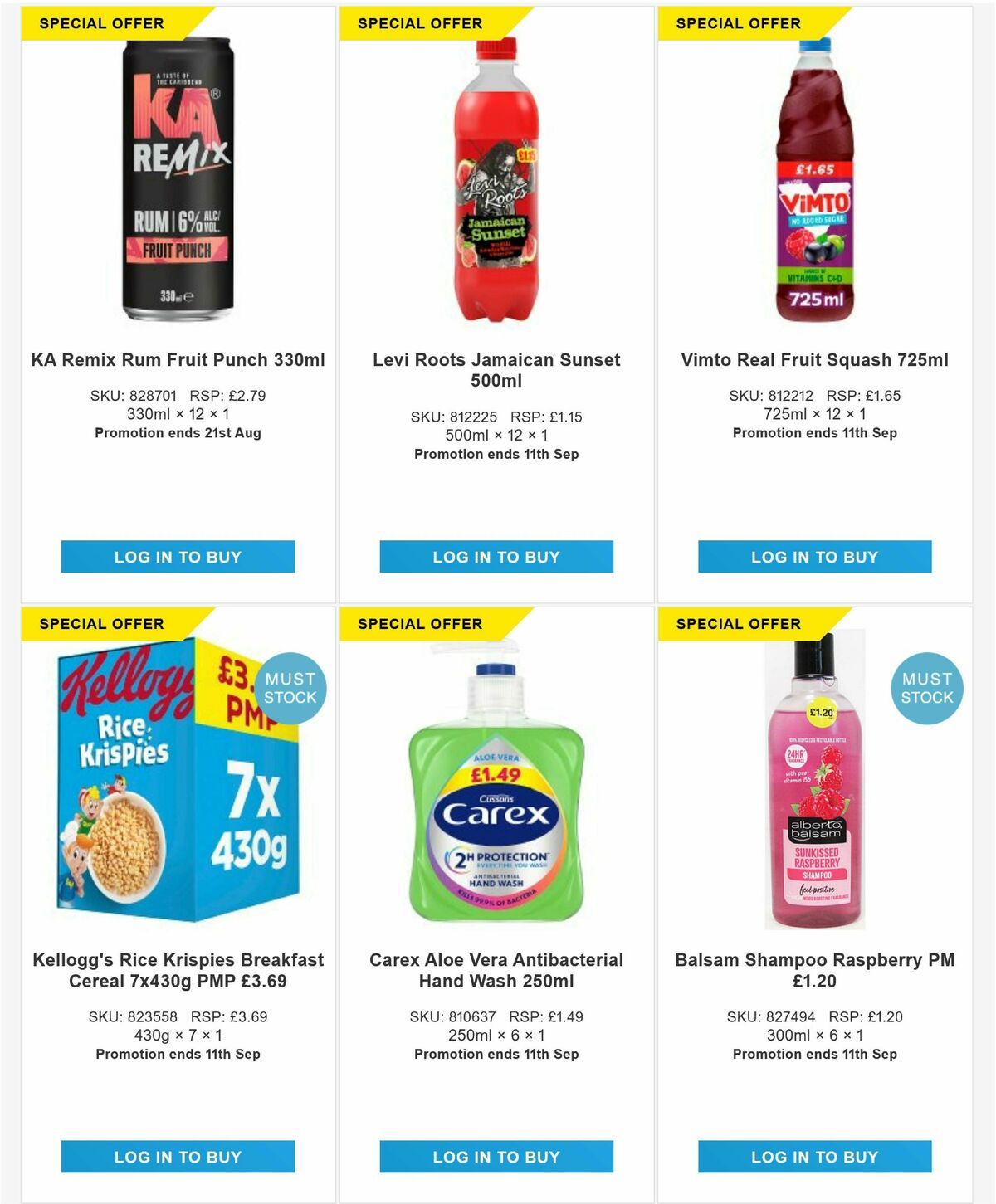 Bestway Wholesale Offers from 15 August