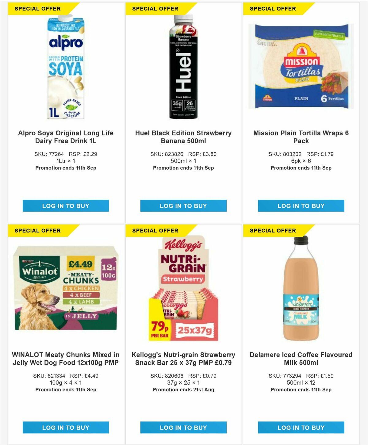 Bestway Wholesale Offers from 15 August