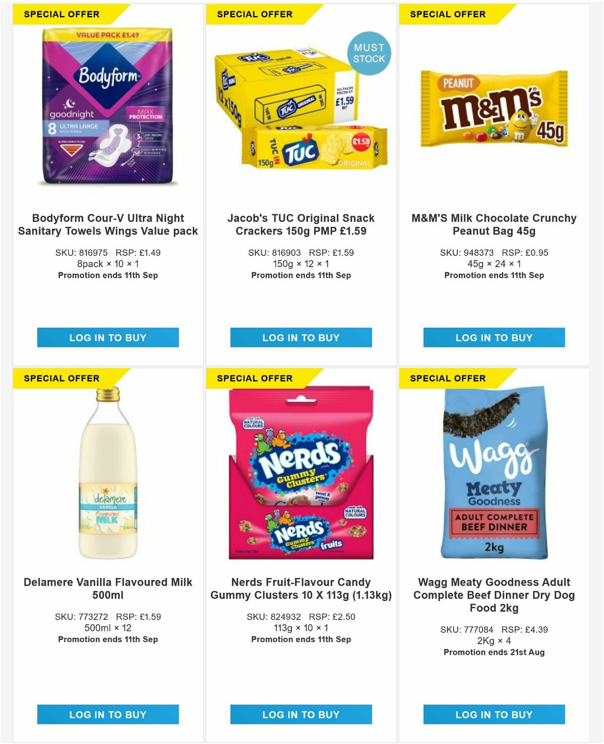Bestway Wholesale Offers from 15 August